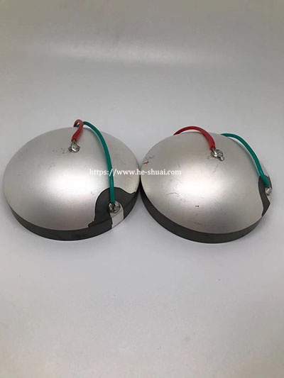 HIFU piezoelectric with solder wire