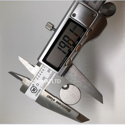 Hard Material Piezo disk with warp electrode
