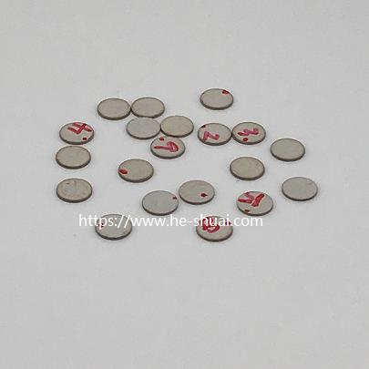 PZT-5H mini. piezo ceramic disc OD 3 x 0.25mm