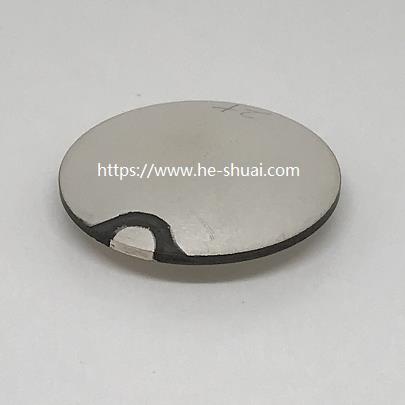 Piezo sphere OD 25mmx R33mmx 2MHz with wrap silver electrode