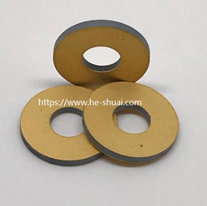 piezoelectric ring with Gold Electrodes