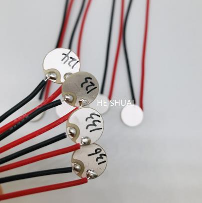 ultrasonic flow meter- piezo disc 10x1mm with wire